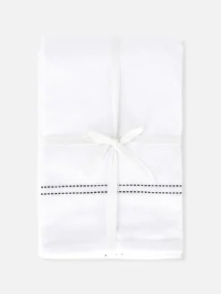 Art De La Table|Primark Nappe à Détail Surpiqué Blanc