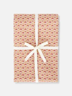 Art De La Table|Primark Nappe à Motif Géométrique Rose