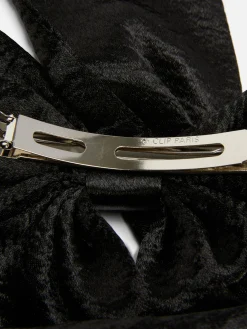 Accessoires Cheveux|Primark Nœud Pour Cheveux En Satin Froissé Noir