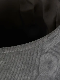 Paniers À Linge|Primark Panier à Linge En Velours Côtelé Anthracite