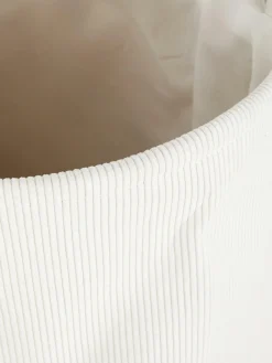 Paniers À Linge|Primark Panier à Linge En Velours Côtelé Crème