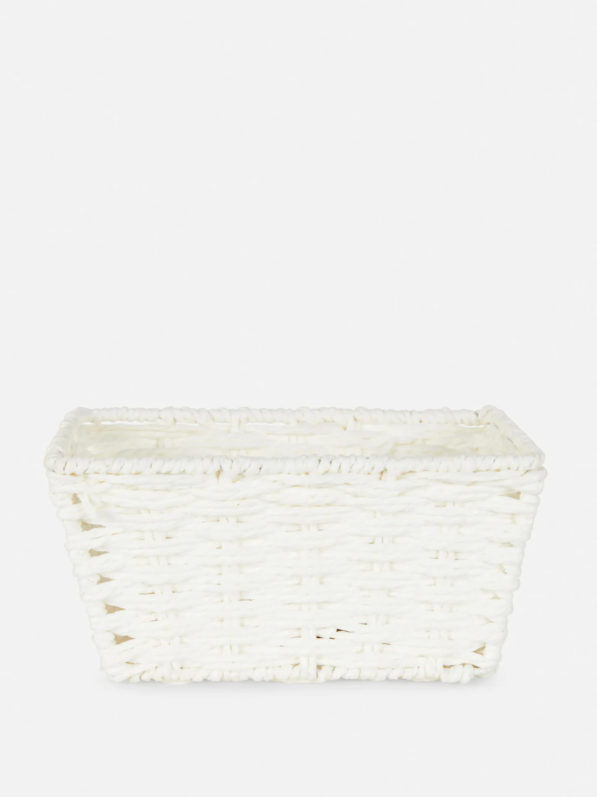 Boîtes Et Paniers|Primark Panier Carré En Corde Blanc