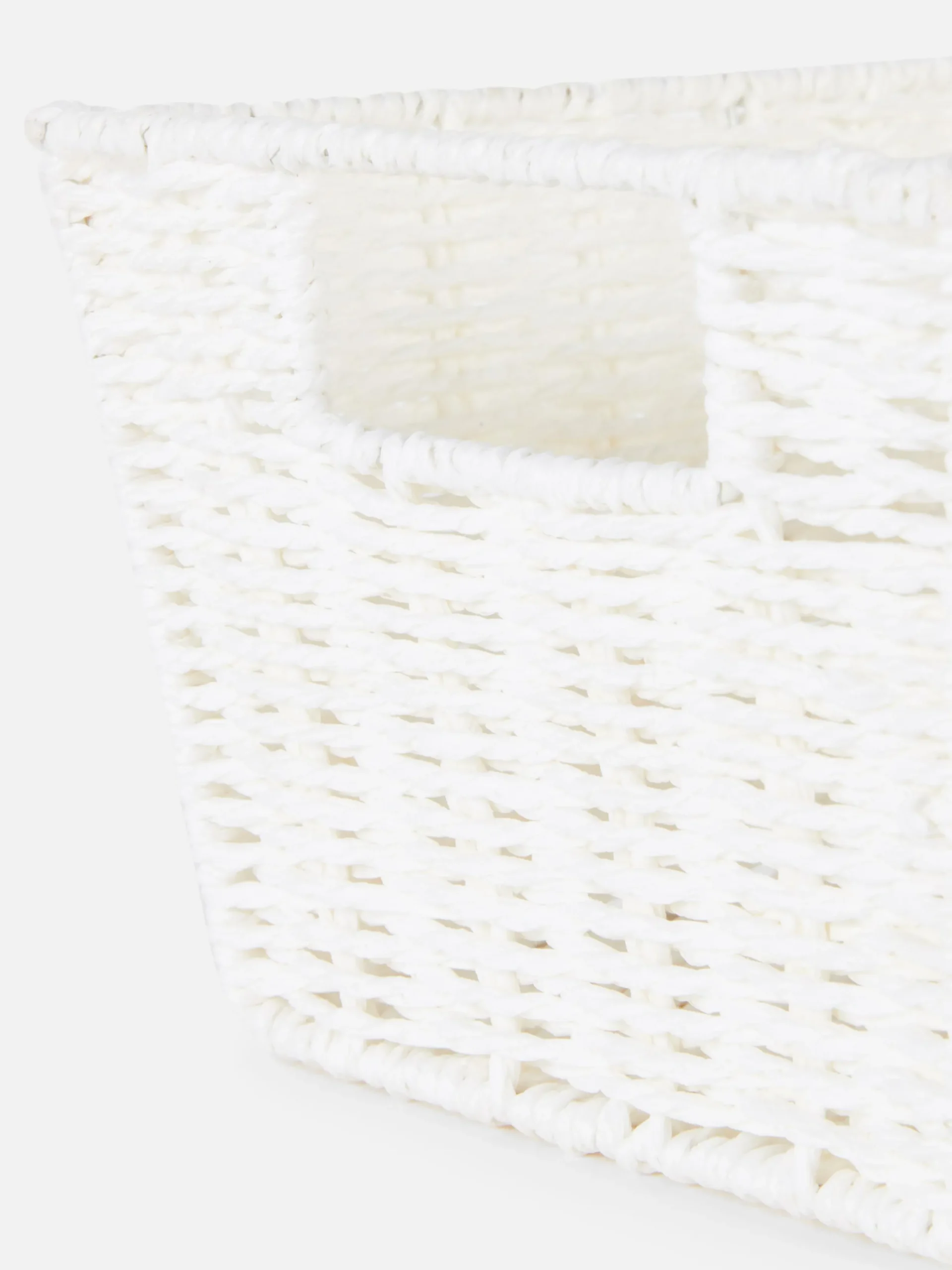 Boîtes Et Paniers|Primark Panier Moyen En Corde De Papier Blanc