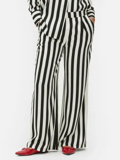 Vêtements Gothiques|Tout Halloween|Primark Pantalon à Rayures Beetlejuice X Colleen Atwood Noir/Blanc