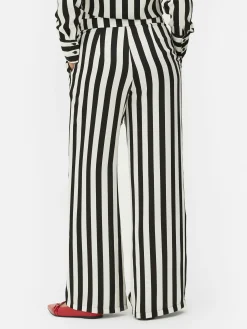 Vêtements Gothiques|Tout Halloween|Primark Pantalon à Rayures Beetlejuice X Colleen Atwood Noir/Blanc