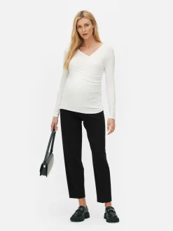 Pantalons Et Leggings|Primark Pantalon Ajusté Maternité Noir