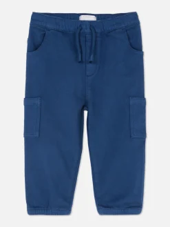 Pantalons Et Leggings|Primark Pantalon Cargo Avec Cordon De Serrage Bleu marine