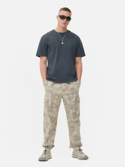 Pantalon|Primark Pantalon Cargo Décontracté Resserré Aux Chevilles Camouflage