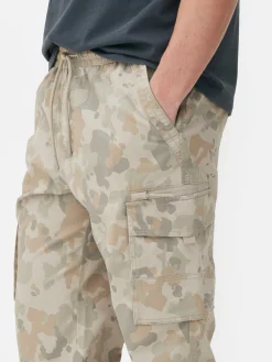 Pantalon|Primark Pantalon Cargo Décontracté Resserré Aux Chevilles Camouflage