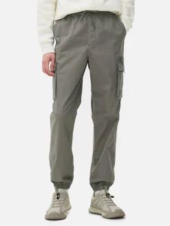 Pantalon|Primark Pantalon Cargo Décontracté Resserré Aux Chevilles Gris clair