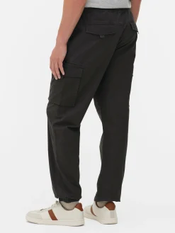 Pantalon|Primark Pantalon Cargo Décontracté Resserré Aux Chevilles Anthracite