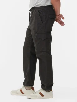 Pantalon|Primark Pantalon Cargo Décontracté Resserré Aux Chevilles Anthracite