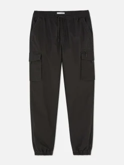 Pantalon|Primark Pantalon Cargo Décontracté Resserré Aux Chevilles Anthracite