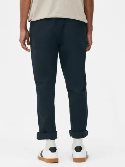 Pantalon|Primark Pantalon Chino Coupe Droite Bleu marine