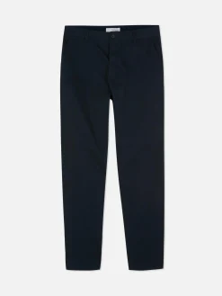 Pantalon|Primark Pantalon Chino Coupe Droite Bleu marine