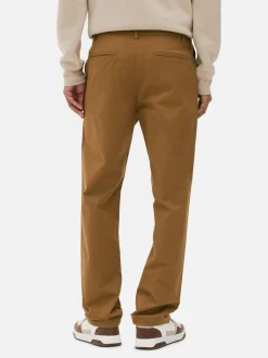 Pantalon|Primark Pantalon Chino Coupe Droite Tabac