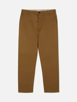 Pantalon|Primark Pantalon Chino Coupe Droite Tabac