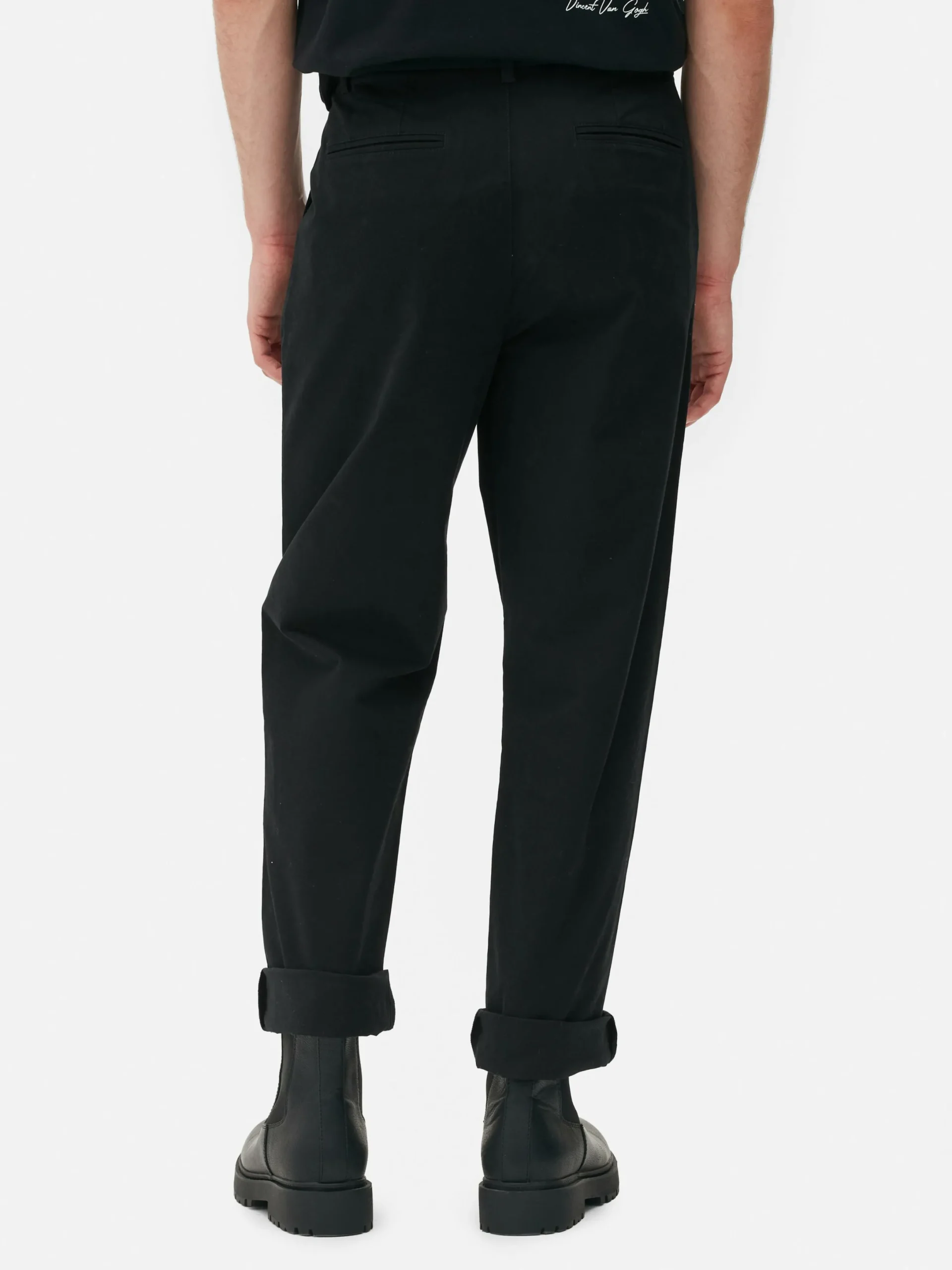 Pantalon|Primark Pantalon Chino Coupe Droite Noir