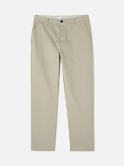 Pantalon|Primark Pantalon Chino Coupe Droite Grège
