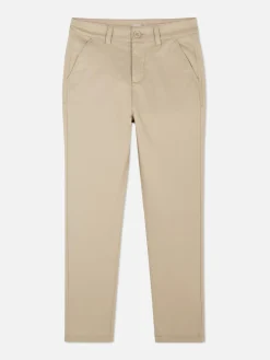 Pantalon|Primark Pantalon Chino Coupe Regular Grège