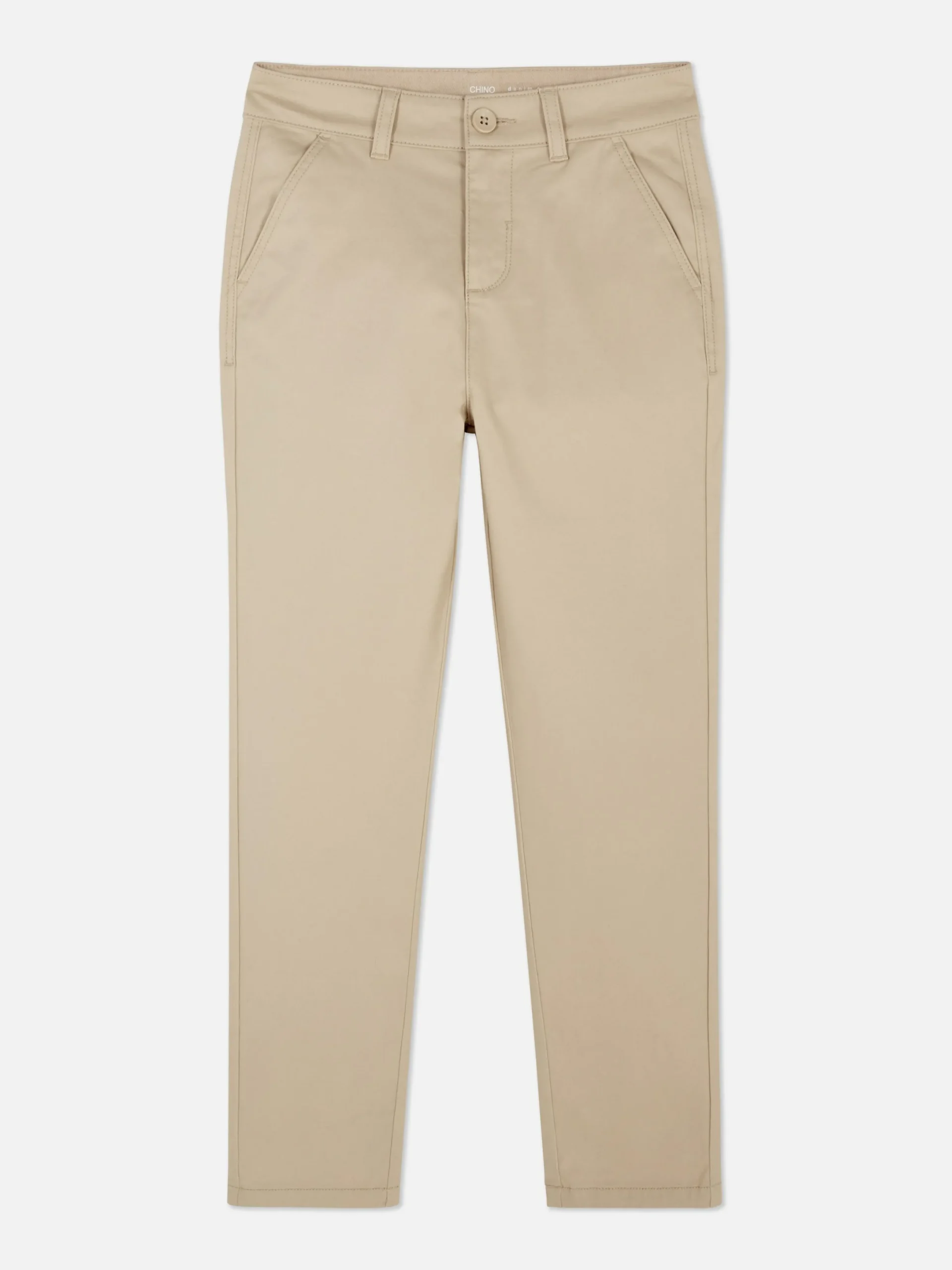 Pantalon|Primark Pantalon Chino Coupe Regular Grège