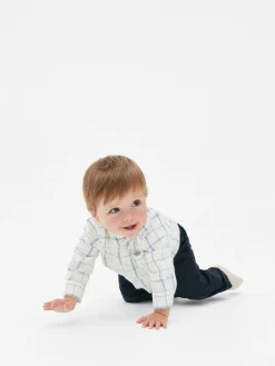 Pantalons Et Leggings|Primark Pantalon Chino Stretch Bleu marine