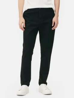 Pantalon|Primark Pantalon Chino Stretch Coupe Slim Noir