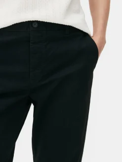 Pantalon|Primark Pantalon Chino Stretch Coupe Slim Noir