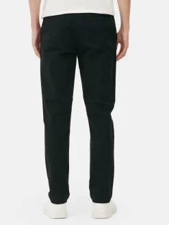Pantalon|Primark Pantalon Chino Stretch Coupe Slim Noir