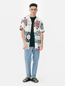 Pantalon|Primark Pantalon Chino Stretch Coupe Slim Bleu