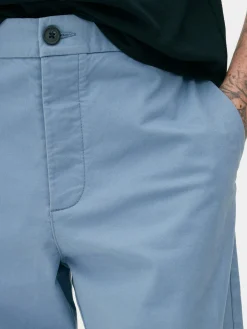 Pantalon|Primark Pantalon Chino Stretch Coupe Slim Bleu