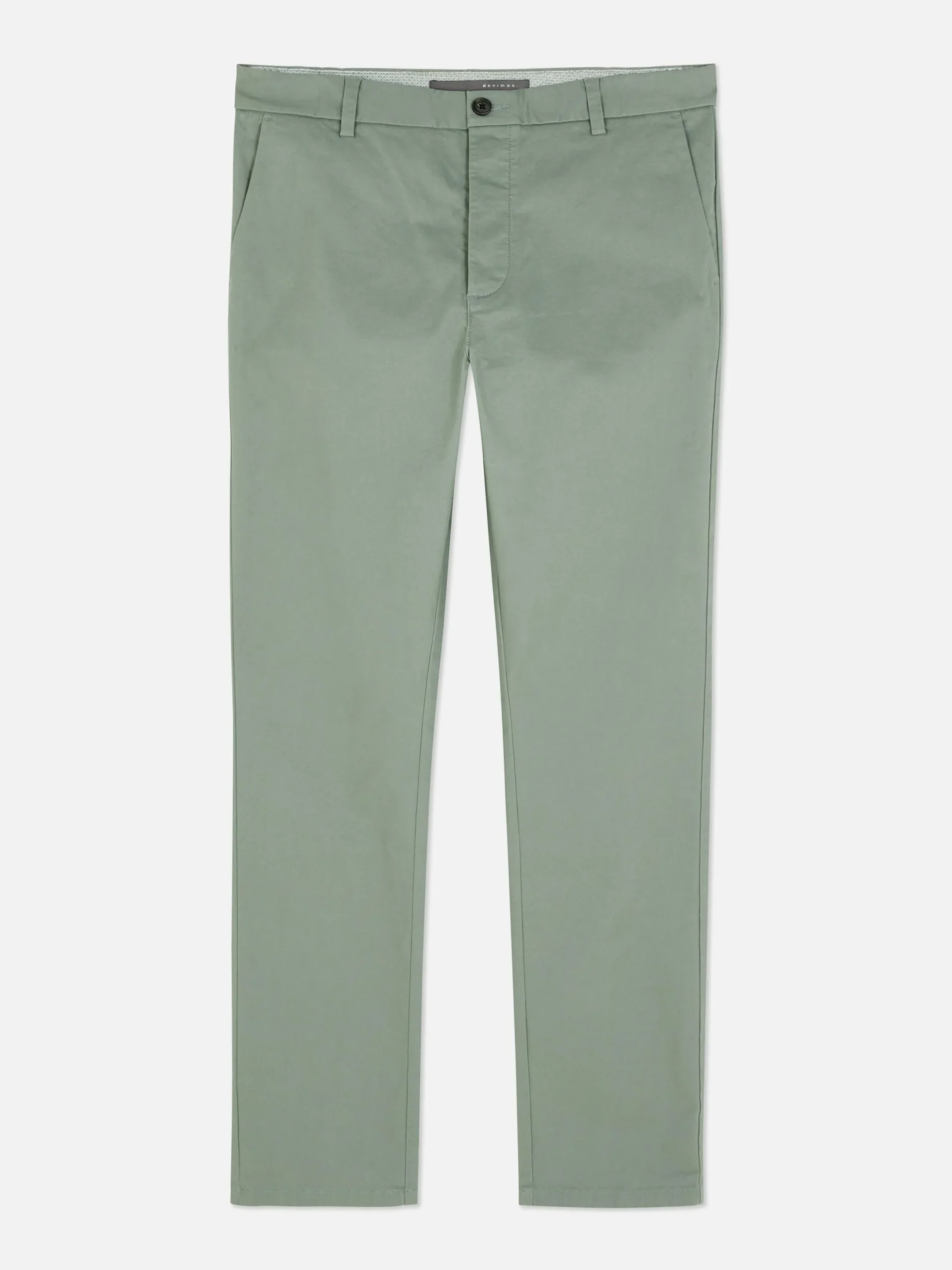 Pantalon|Primark Pantalon Chino Stretch Coupe Slim Vert clair