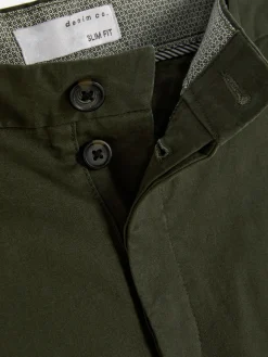 Pantalon|Primark Pantalon Chino Stretch Coupe Slim Kaki