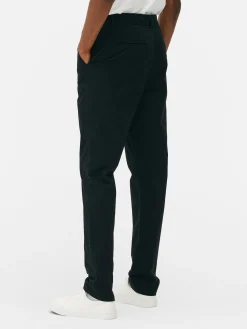 Pantalon|Primark Pantalon Chino Stretch Coupe Slim Noir