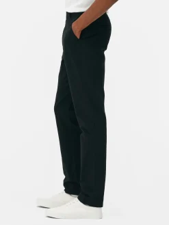 Pantalon|Primark Pantalon Chino Stretch Coupe Slim Noir