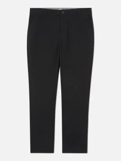 Pantalon|Primark Pantalon Chino Stretch Coupe Slim Noir