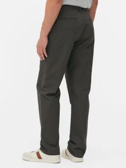 Pantalon|Primark Pantalon Chino Stretch Coupe Droite Anthracite