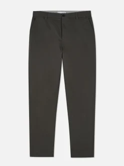 Pantalon|Primark Pantalon Chino Stretch Coupe Droite Anthracite