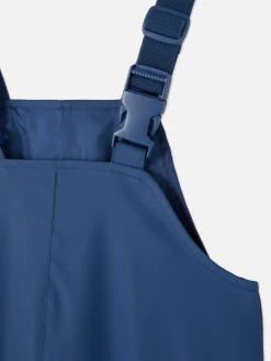 Manteaux Et Vestes|Pantalon|Primark Pantalon De Pluie Avec Sangles à Boucle Bleu marine