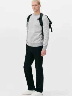 Pantalon|Primark Pantalon En Sergé Coupe Droite Noir