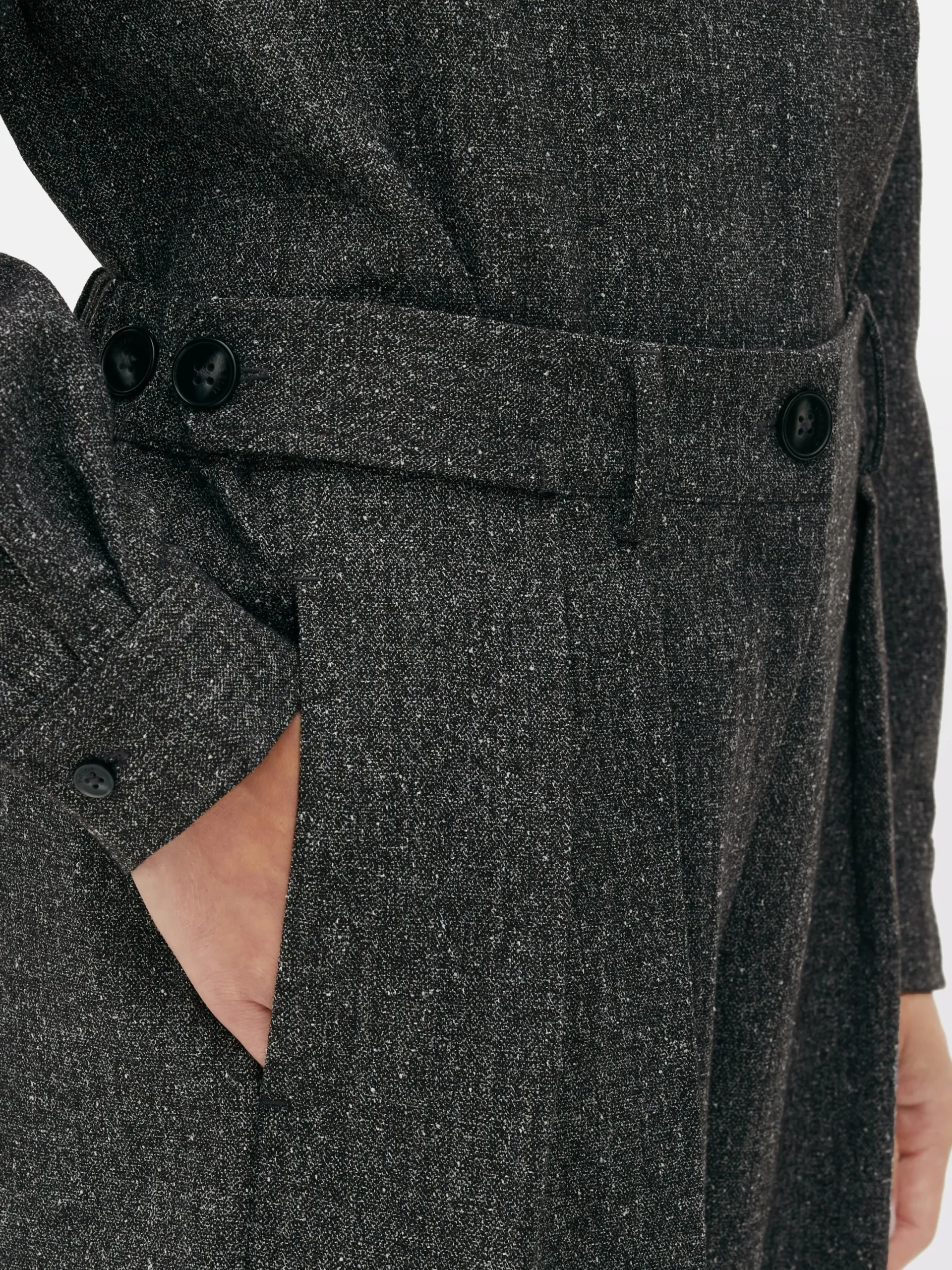 Pantalons Et Leggings|Primark Pantalon Large Moucheté à Coordonner The Edit Gris