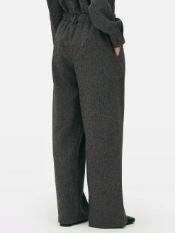 Pantalons Et Leggings|Primark Pantalon Large Moucheté à Coordonner The Edit Gris