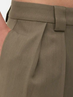 Pantalons Et Leggings|Primark Pantalon Large Plissé Rita Ora Marron