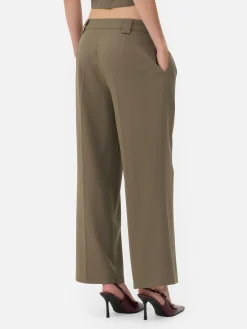 Pantalons Et Leggings|Primark Pantalon Large Plissé Rita Ora Marron