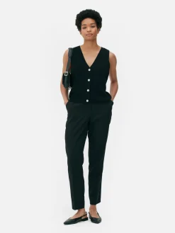 Pantalons Et Leggings|Primark Pantalon Slim Ajusté Noir