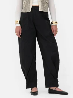 Pantalons Et Leggings|Primark Pantalon Utilitaire Coupe Barrel Rita Ora Noir