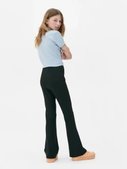Pantalons Et Leggings|Primark Pantalon évasé Côtelé Noir