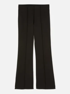 Pantalons Et Leggings|Primark Pantalon évasé En Point De Rome Noir