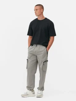 Pantalon|Primark Pantalons Cargo Technique Gris ardoise