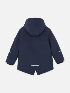 Manteaux Et Vestes|Primark Parka à Capuche Et Quatre Poches Bleu marine